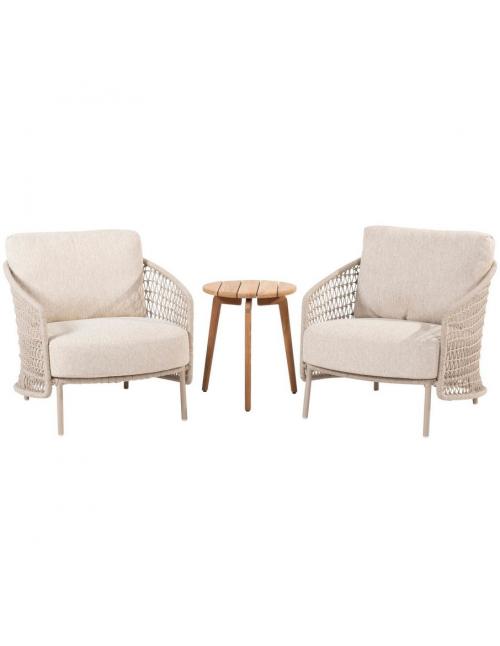 4 Seasons Outdoor Puccini Lounge Chairs with...