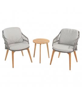 4 Seasons Outdoor Ancora 2 Seat Bistro Set with Zucca Table