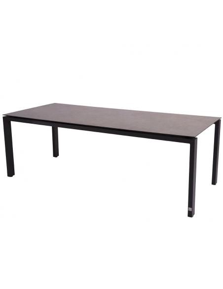 4 Seasons Outdoor Fabrice 6 Seat Dining Set with Goa 220cm Square Table