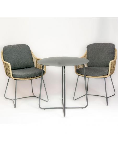 4 Seasons Outdoor Belmond 2 seat dining set with Dali Table