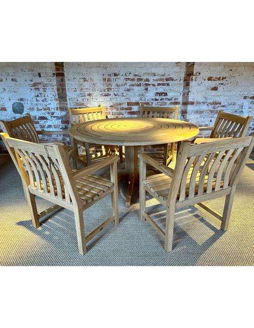 Alexander Rose Roble Bengal 6 Seater Dining Set...