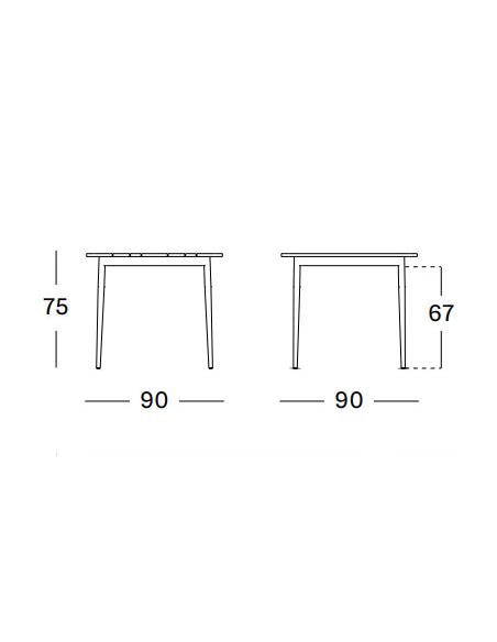 Vincent Sheppard Leo Dining Table 90 x 90