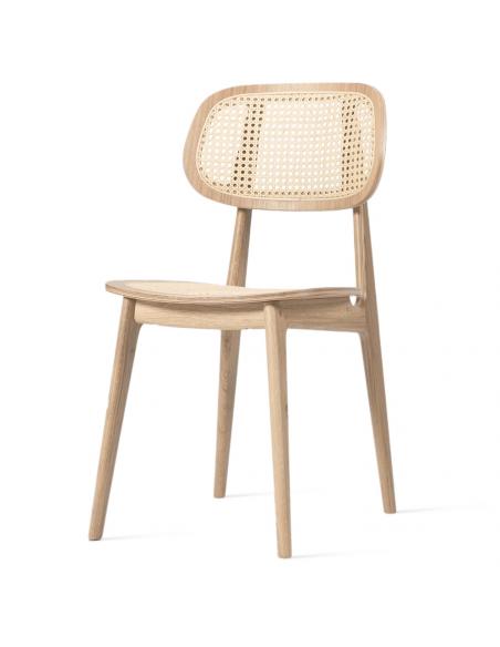 Vincent Sheppard Titus Dining Chair Natural Oak with Cane Seat