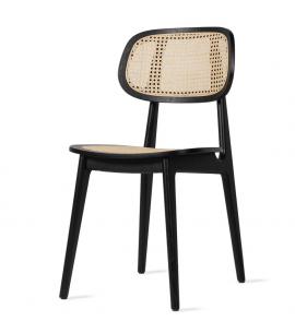 Vincent Sheppard Titus Dining Chair Black with Cane Seat