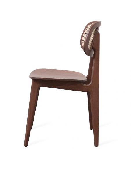 Vincent Sheppard Titus Dining Chair Tobacco Beach with Plywood Seat