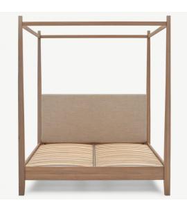 Neptune Wardley Oak Four Poster Bed - Super King