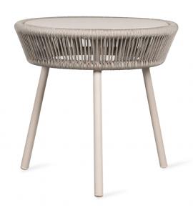 Vincent Sheppard Loop Rope Side Table - Dune White