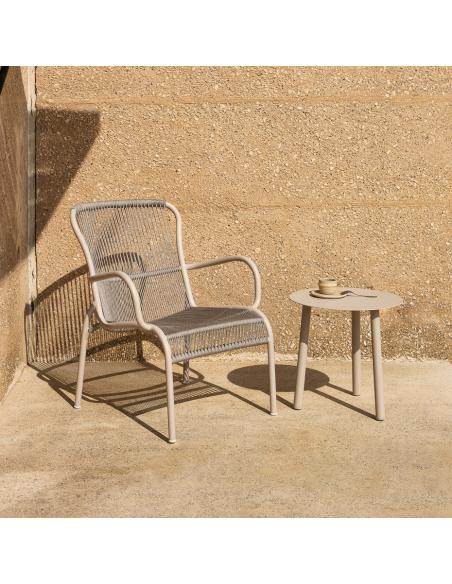 Vincent Sheppard Loop Lounge Chair Rope - Dune White