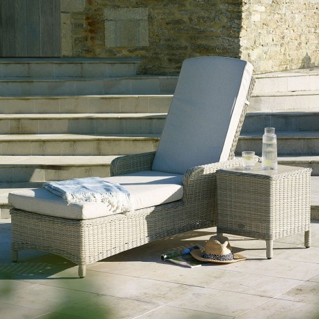 Bramblecrest Chedworth Sandstone Loungers with High Coffee Table