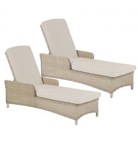 Bramblecrest Chedworth Sandstone Loungers (Set of 2)