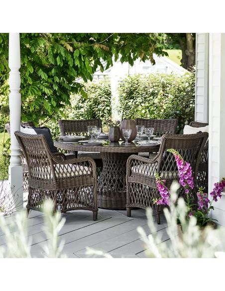 Neptune Harrington 6 Seater Carver Dining Set