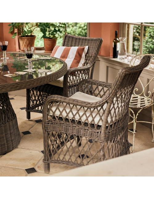 Neptune Harrington 6 Seater Carver Dining Set