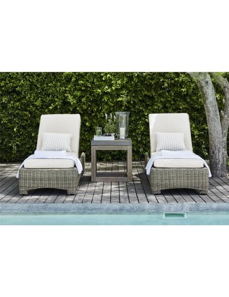 Neptune Murano Sunlounger with Natural Cushion