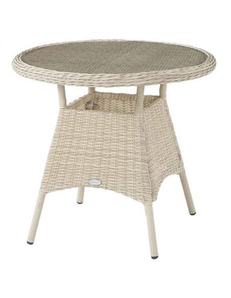 Bramblecrest Chedworth Sandstone 80cm Round Bistro Table