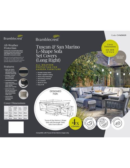 Bramblecrest Tuscan & San Marino L Shape Sofa...