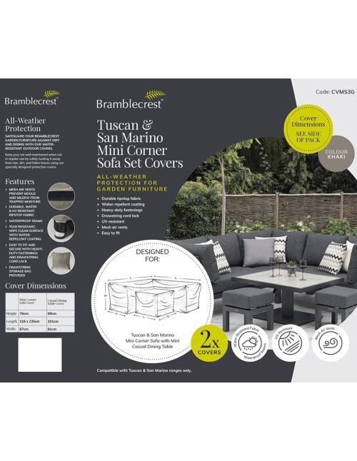 Bramblecrest Tuscan & San Marino Mini Sofa Set...