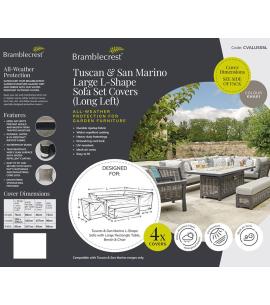 Bramblecrest Tuscan & San Marino Large L Shape Sofa Set...