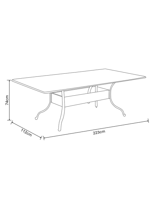 Hartman Capri 8 Seat Rectangular Dining Set...