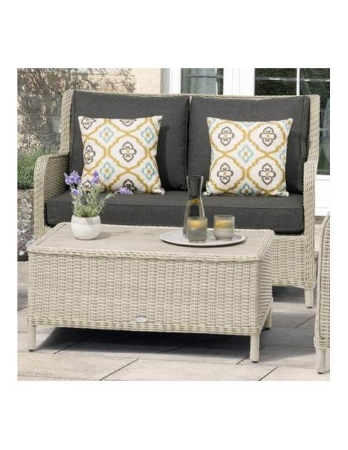 Bramblecrest Chedworth Dove Grey 2 Seater & Coffee Table