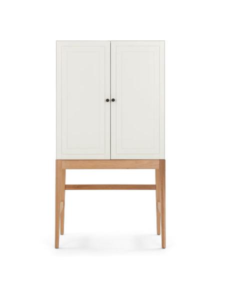 Neptune Ardingly Cabinet with Oak Base & Mirrored Back