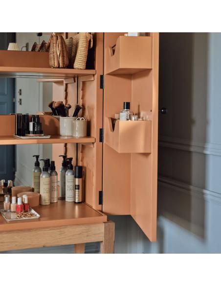 Neptune Ardingly Cabinet with Oak Base & Mirrored Back