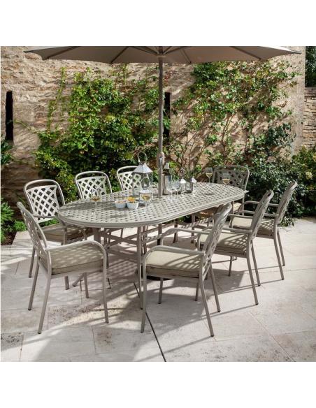 Hartman Berkeley 8 Seat Oval Dining Set