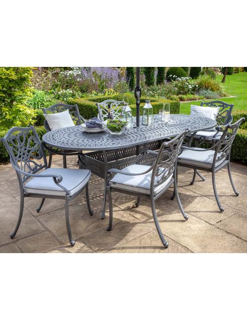 Hartman Capri 6 Seat Oval Dining Set with...
