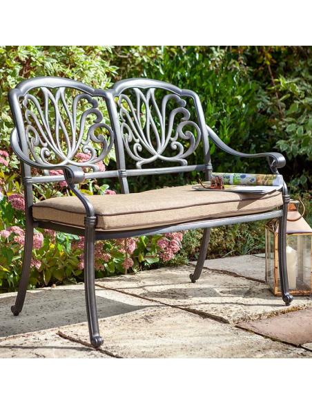Hartman Amalfi High Back Bench - Bronze