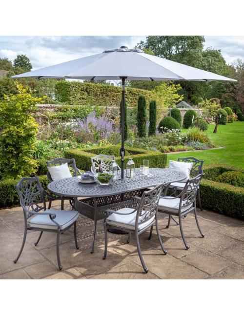 Hartman Capri 6 Seat Oval Dining Set
