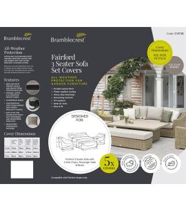 Bramblecrest Fairford 3 Seat Sofa Set Covers CVF3X