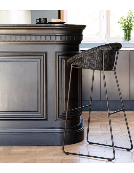 Vincent Sheppard Joe Counter Stool with Black Sled Base
