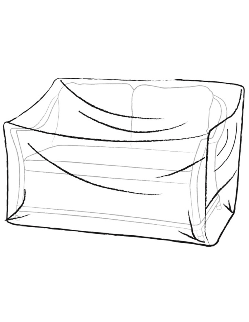 Bramblecrest Rattan 2 Seat Sofa Cover FC12SWH