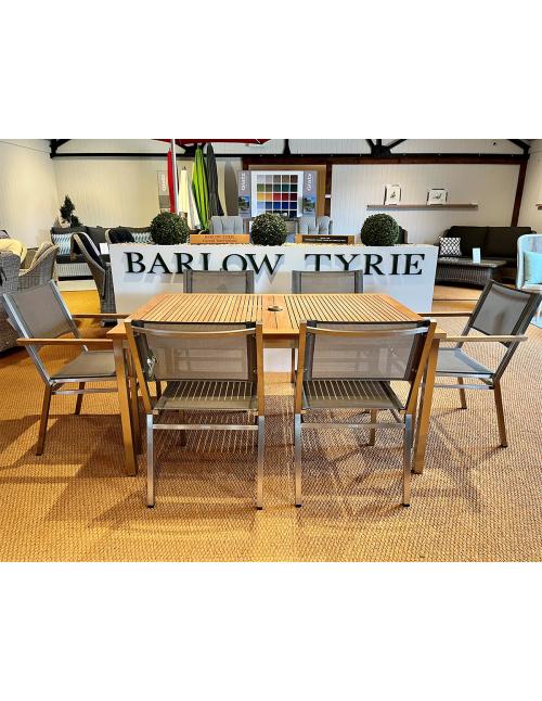 Barlow Tyrie Equinox 6 Seater Dining Set - Ex...
