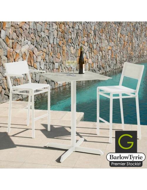 Barlow Tyrie Equinox High Dining Chair – White