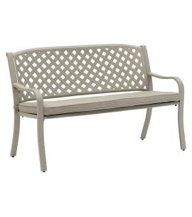 Bramblecrest RHS Bridgewater Stone 155cm Bench with Cushion