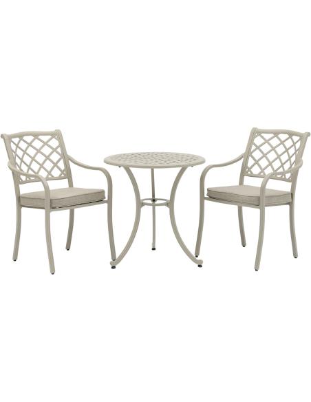 Bramblecrest RHS Bridgewater Stone 2 Seater Dining Set