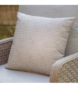Bramblecrest USCTX1 Mocha Textured Square Scatter Cushion