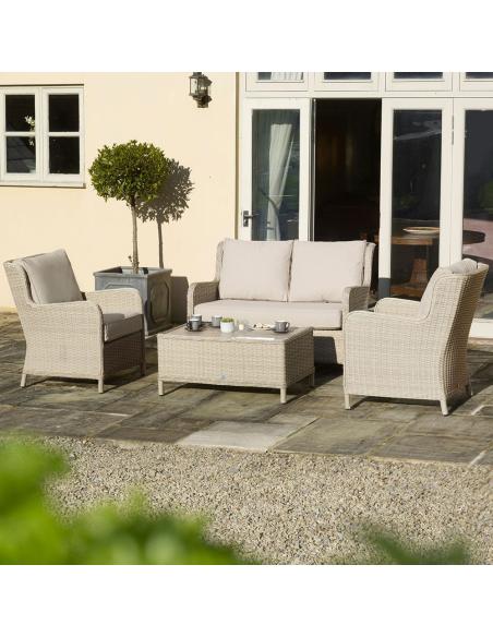 Bramblecrest Chedworth Sandstone Rectangular Coffee Table with Ceramic Top