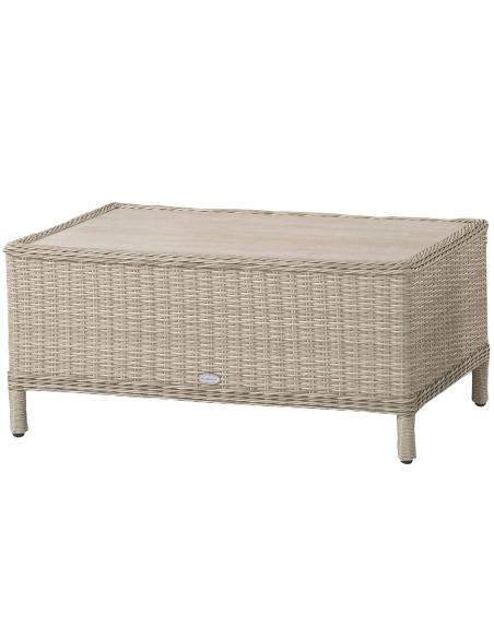 Bramblecrest Chedworth Sandstone Rectangular Coffee Table with Ceramic Top