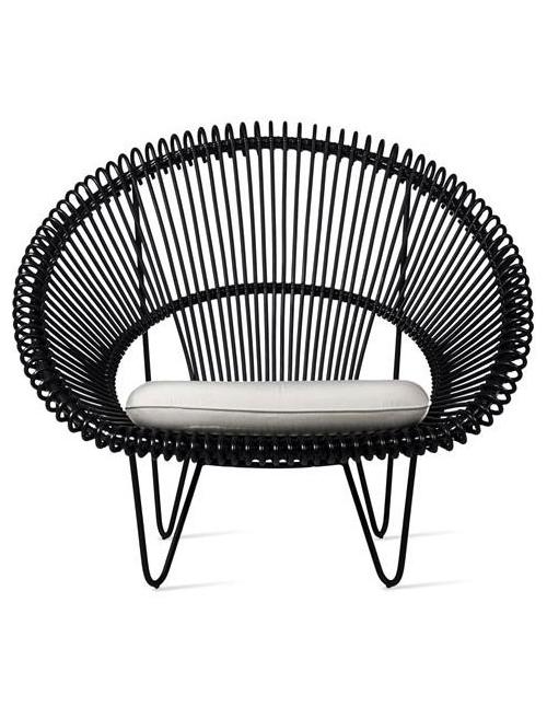Vincent Sheppard Roy Cocoon Black with Seat Cushion