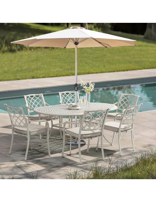 Bramblecrest RHS Bridgewater Stone 6 Seater...