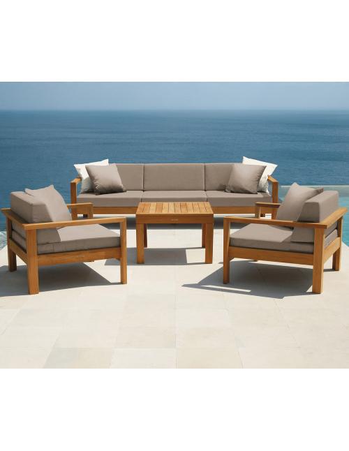 Barlow Tyrie Linear Deep Three Seater Settee...