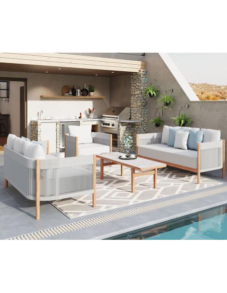 Barlow Tyrie Cocoon 7 Seat Lounge Set