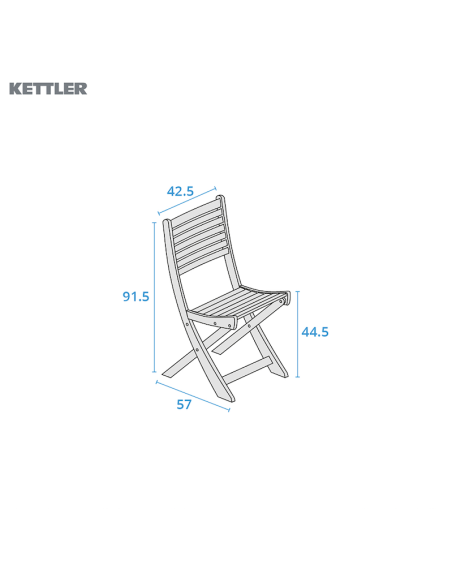 Kettler Hampton Bistro Chair (Pair)