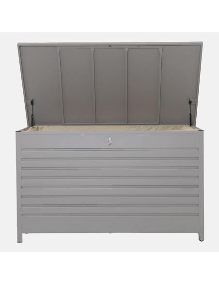 Kettler Pebble Large Aluminium Storage Box with Liner