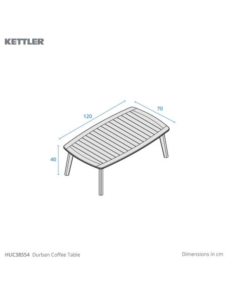 Kettler Durban 2 Seat Sofa Set