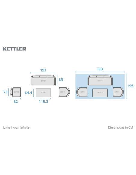 Kettler Malo Lounge Set