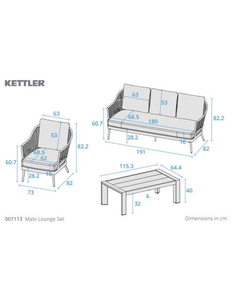 Kettler Malo Lounge Set
