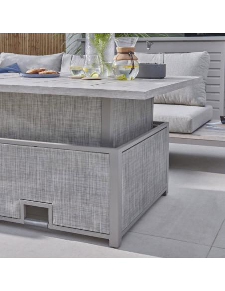 Kettler Marina Corner Lounge Set with High/Low Table & 2 Stools