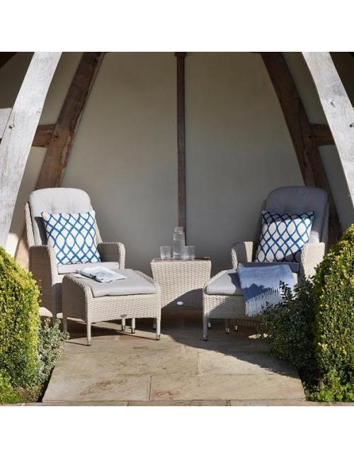 Bramblecrest Tetbury Nutmeg Recliner Set with Tree-Free Top Table